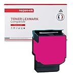  NOPAN-INK - x1 Toner - 80C2SM0 (Magenta) - Compatible pour Lexmark CX310dn CX310 CX510 CX510de CX510dhe CX510dthe CX410 CX410de CX410dte CX410e