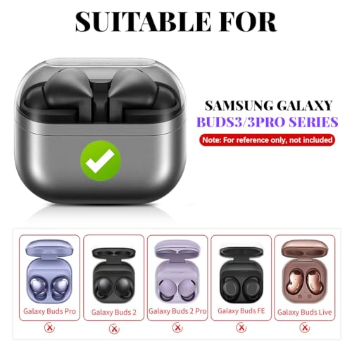 Image of ZORBES Compatible with Samsung Galaxy Buds 3 Series TPU Case with Lanyard | Scratch and Scuff Shield, Secure Lanyard Carry, Easy Charging Access, Slim Everyday Protection, Simple Snap-On Use