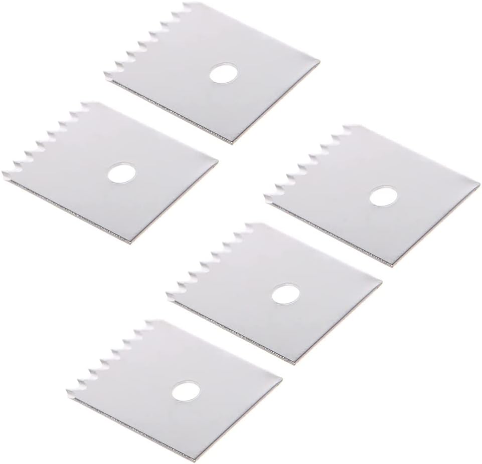 5 Pack Plant Tying Machine Blade Replacement Tape Cutting Blades Spare Parts for Gardening Tapener Tying Tool Binding Machine