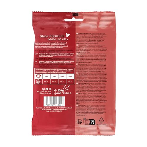 Chewies Hundeleckerli Training Maxi Rind Knöchelchen - 200 g - Hundesnacks zuckerfrei & mit hohem Fleischanteil - ideal als Trainings-Leckerli für Ihren Hund