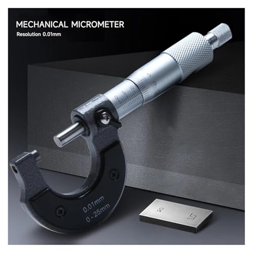 Micrómetro mecánico de alta precisión ROROLL 0-25mm miniatura 2