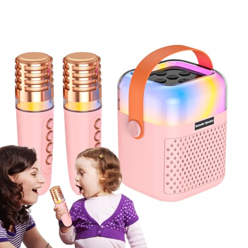 Mini machine à karaoké enfant et adulte, enceinte nomade bluetooth pour chanter partout en extérieur