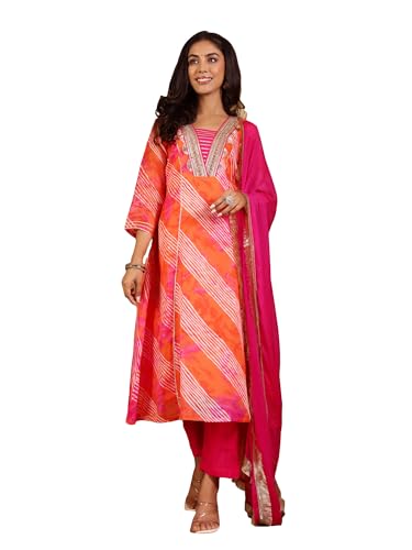 Ensemble Leheriya Anarkali Varanga idéal pour vos fêtes