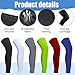 CACASO 3 Pairs Leg Sleeves,Full Length Leg Compression Sleeve,Sports Leg Knee Sleeve with Anti Slip Silicone Strips