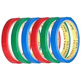 NAMOARLY 6 Rouleaux Machine à Sceller Les Rubans Adhésif Scelleuse De Sacs En Plastique Détanchéité Pour La Viande d Sangle Sur Rouge Scellant Phoque L'animal De Compagnie