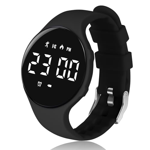Flintronic Podómetro para Caminar, Podómetro De Pantalla Mini 3D para Caminar, Sin Aplicaciones, Mini Podómetro Electrónico Portátil, Podómetro Preciso con Pantalla LCD Grande