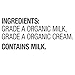 Horizon Organic Half and Half, Ultra Pasteurized Milk and Cream, Great as a Coffee Creamer and for Cooking and Baking, 16 fl oz Pint Carton​