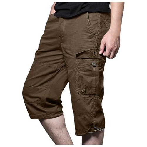 Bermuda long multi poches mode avec cordon et ceinture élastique