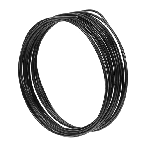 Uonlytech Filo Per Modellare I Bonsai Da Giardinaggio Filo Flessibile in Alluminio Per Bonsai Da 2 Mm Nero 5 M Per Piante in Vaso Da