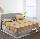Photo Gallery js sanders collection set di lenzuola per letto queen size con angoli divisi, 4 pezzi, per letto queen size, 86 cm, colore: tortora, 38 cm di profondità Photo Gallery js sanders collection set di lenzuola per letto queen size con angoli divisi, 4 pezzi, per letto queen size, 86 cm, colore: tortora, 38 cm di profondità