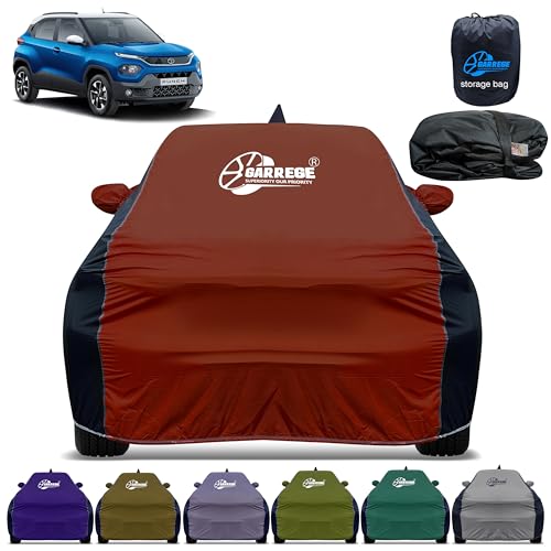 Image of Car Cover for Tata Punch All-Weather & Scratch Protection with Mirror & Antenna Pockets | Washable Fabric | Custom Fit | Premium Multicolor | We Send Any One Color from Showing Image