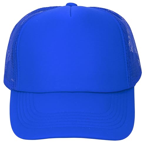 Image of Gelante 12 Pcs Sublimation Blank Trucker Hats - 5 Panel Mesh Snapback Baseball Cap Bulk