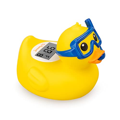 Image of Doli Yearning BabyThermometer, Baby Bath Thermometer with Room Temperature New Upgraded| Infant Baby Bath Floating Toy|Kids' Bathroom Safety Products|New Classic Duck ℃/℉