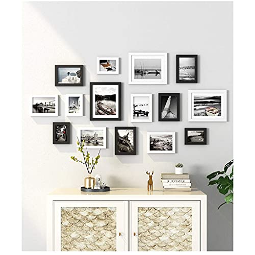 LLC- SUDA Wanddeko Metall, Foto Wand Wandrahmen Fotorahmen Dekoration Einfache große Kombination Wand Wohnzimmer… – Bild 4