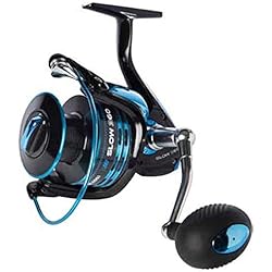 Carrete Kali Kali-Kunnan - Carrete de Pesca de Carrete Fijo 360 para Hombre, Color Azul Marino y Negro, 600