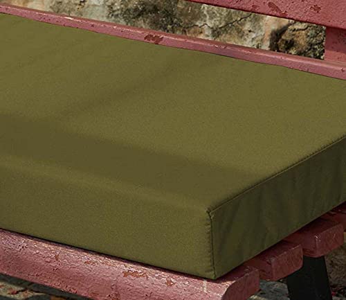 Coussin de banc de jardin anti tache gris résistant pour assise usée