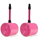 Honseadek Tubo interior ultraligero 700C para bicicleta de carretera para neumático de bicicleta de 28 pies 700C 18-32C 36g para (2 x FV80)
