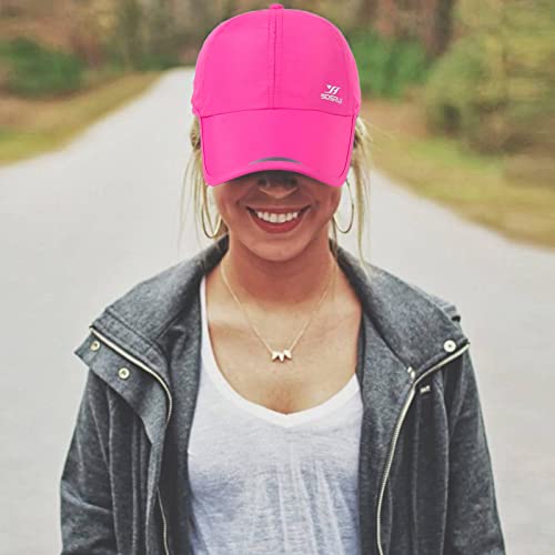 Image of Running Hat Mesh Quick Dry Hat Baseball Cap for Women Men