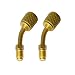 JIANZHENKEJI R410A Adapter | 5/16" Female Quick Couplers x 1/4" Male Flare for Outdoor Units Mini Split & HVAC & Central Air Conditioner System(Pack of 2) (145°)