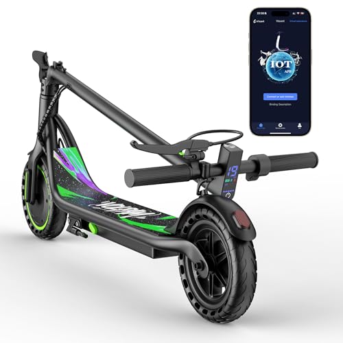 VOLPAM Electric Scooter, 350W/500W Powerful Motor, 8.5'/10' Solid Tires, 19/21Mph, 28/23/21/16 Miles...