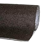 misento Teppichboden Izmir einfach zu verlegen - Auslegware Teppichboden - Meterware Bodenbelag - extrem weich mit hoher Trittschalldämmung - weicher feiner Frisé Teppichboden 400 x 450 cm Braun-Grau