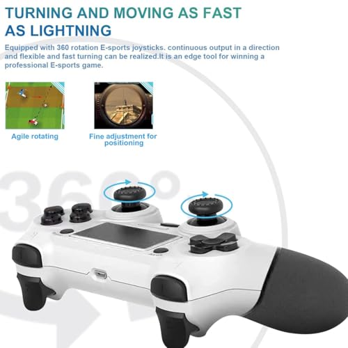 UEAVOID 4 Pares Joystick Thumbstick Grips, Mejor Agarre y Protección de los Sticks, Cubiertas para Mando de Silicona, Accesorios de Controlador de Joystick, para Xbox One Series X/S, PS4, PS5 - imagen 5