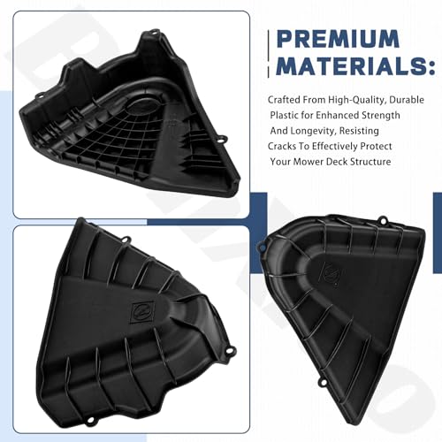 BianXiao 731-09968B Right Hand Spindle Cover W/Installation Screws Compatible with Craftsman Cub Cadet MTD Troy-Bilt 50\" 54\" RZT XT1 XT2 ZT1 ZT2 Series Mower Decks 731-09968 731-09968C 731-09968A