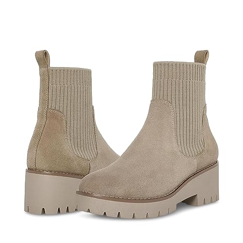 Blondo Women's Darren Waterproof Ankle Boot, Sand Suede, 8.5