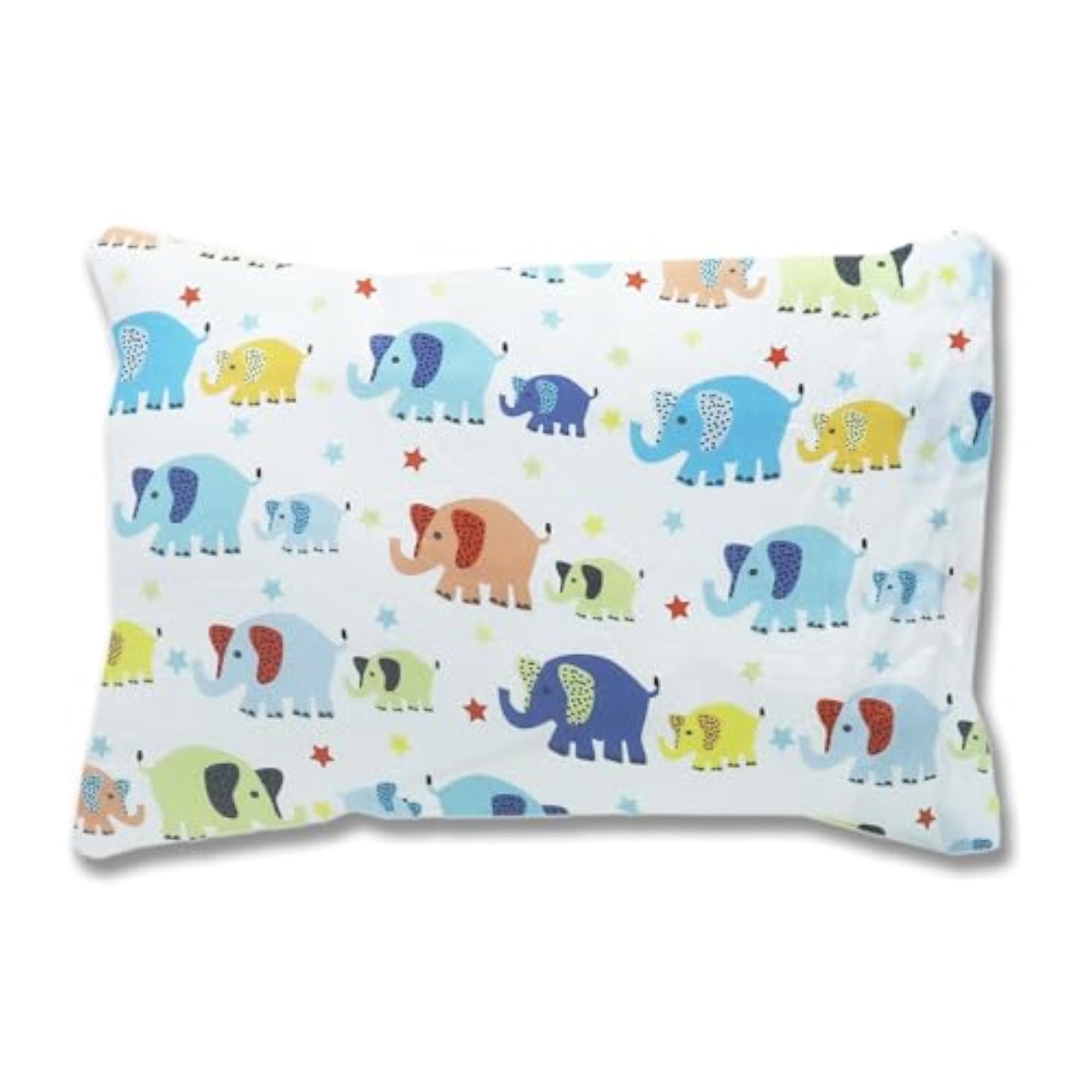Toddler Pillow with 100% Cotton Removable Cover