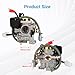 EOPOAYI GY6 50cc Carburetor PD18J Carb Kit Compatible with Tao tao 49cc 50 ATM50 Pony VIP Most Chinese Scooter Moped 139QMB 4-Stroke Engine Roketa Jonway Lance ATV Go Kart Parts with Fuel Line