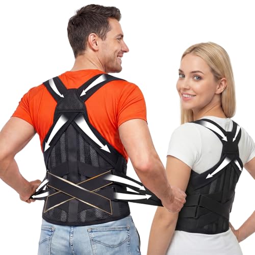 Posture Corrector for Women & Men, Back Brace Advanced Full Back ...