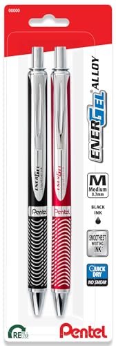 Pentel Energel 0.7mm Pen Gel Retráctil Pack 2