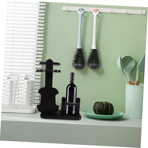 Support bouteille de vin violon idéal pour décoration de table et fête - 7