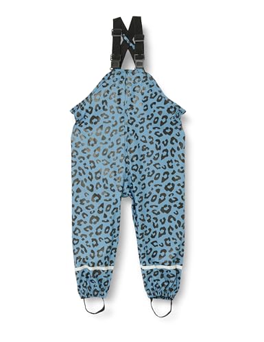 Pantalones para lluvia para niñas peto impermeable infantil ropa de agua ajustable para montaña