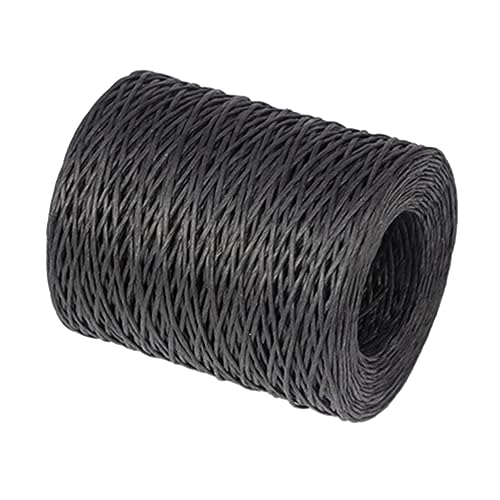 IWOWHERO 1Roll Sturdy Black Floral Wire for Flower Bouquets Craft Binding Wire for Party Decoration and Present Wrapping