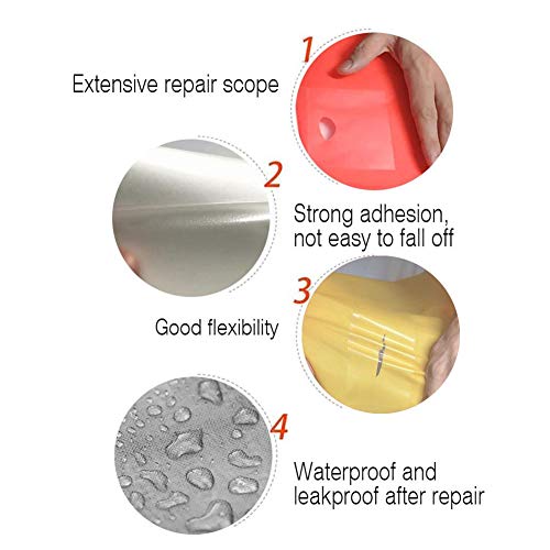 30PCS Heavy Duty reparatie patch, zelfklevende patches tape voor luchtbed, opblaasbare boot, trampoline, opblaasbare… - Image 4