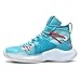 Dilchasp Men's High Top Basketball Shoes Fashion Running Sneakers Non Slip Training Athletic Shoes Cyan Size 10