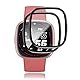 Agedate 2 Stück für Panzerglas für Fitbit Versa 4/Fitbit Versa 3/Fitbit Sense 2/Fitbit Sense Schutzfolie, HD Klar Kratzfest Stoßfänger Displayfolie, 3D Gebogenes & Blasen Bläschenfrei Folie