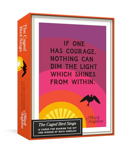 The Caged Bird Sings Note Cards: 12 Cards for Sharing the Wit and Wisdom of Maya Angelou