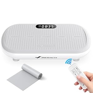 Merach Vibrationsplatte 13mm Amplitude Grau