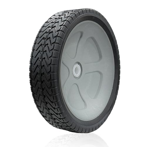 Sthovd 40987 Lawn Sweeper Wheel Tire Complete Assembly Set Compatible with Craftsman Tow-Behind Lawn Sweeper-1P