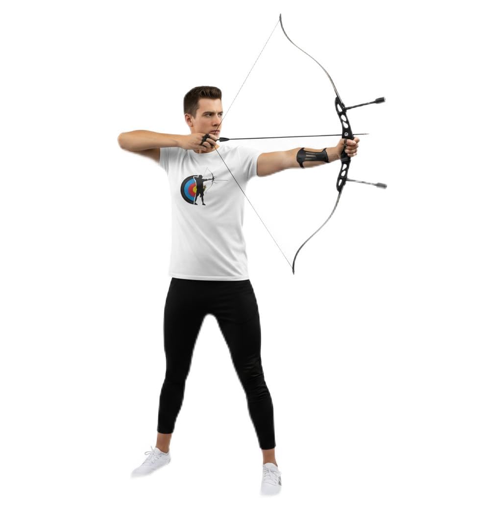 Unisex Archery T-Shirt for Men & Women | Sports Tee with Tiny Dots for Air Circulation | Breathable Polyester Athletic Top-image-43