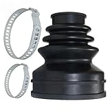 Fabriqué en néoprène de haute qualité, le soufflet de cardan est résistant à : l'huile et la graisse, l'abrasion, les particules abrasives, les températures extrêmes, les déchirures et les dommages causés par les chocs.