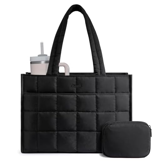 Best travel tote with water bottle pocket Ultra-Light Laptop Tote for Work