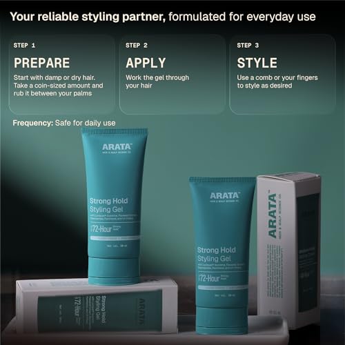 Arata Hair Styling Gel with Niacinamide 50 ml - Image 7