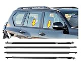 Compatible for 2010-2023 2022 2021 2020 Toyota Land Cruiser Prado 150 Car Window Outside Layering LC150 Exterior Accessories Sealant Strip(Left and Right(4 Pcs)