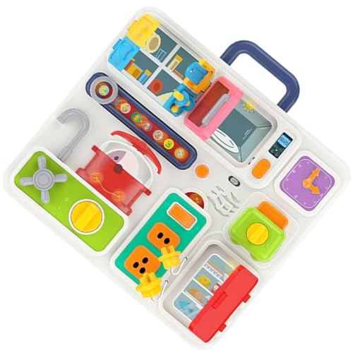Planche d'activités cuisine jouet éducatif en bois Toddmomy pour enfant