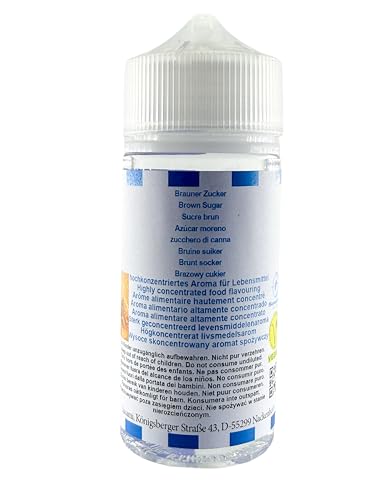 Sucre brun arôme concentré premium Sasami flacon de 100 ml écoresponsable - 5
