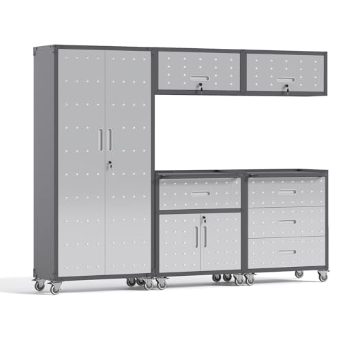FLIXELIO 5-Piece Garage Storage Cabinet System