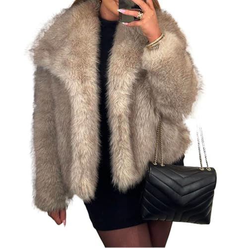 10 Best Faux Fur Coats for Women That Exude Effortless Chic 10 Womens Faux Fur Oversized Long Sleeve Coat